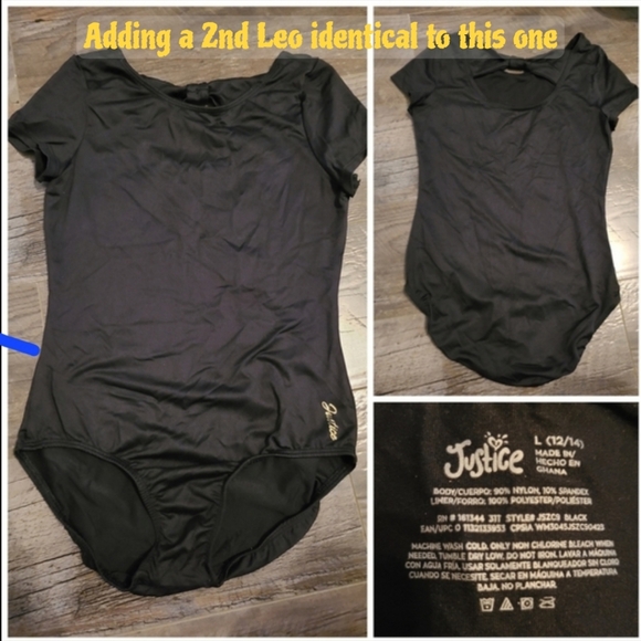 Dance Wear Lot - 5 Leotards And A Fitted Top Sizes Mostly 12/14 - Picture 7 of 7